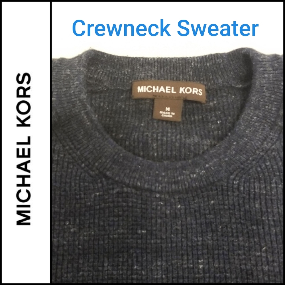 Michael Kors  Men's Blue Crewneck Sweater in EUC